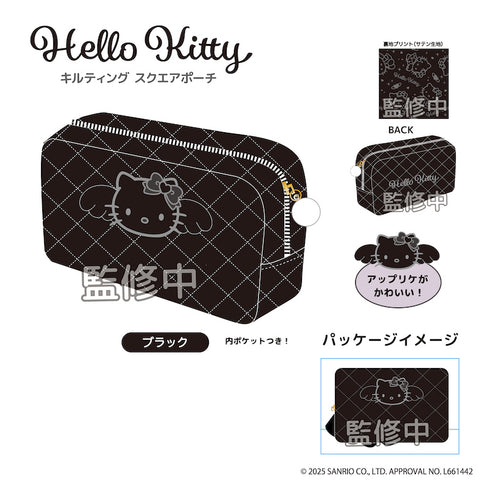 『ハローキティ』キルティングスクエアポーチ